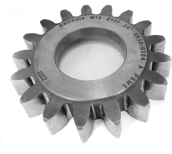 Долбяк дисковый Beltools М12, Z=17, А, Р6М5, dо=204мм, (2530-0304), 20гр, dпос=101,6мм ri.100.292 1