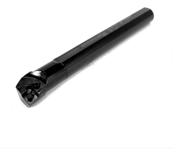 Резец расточной Русский Инструмент с ромбической пластиной, D=25, L=200, S25R PCLNR 09 ri.419.58 1