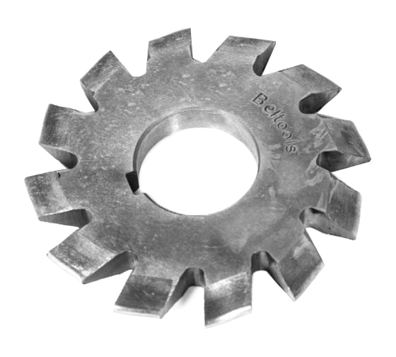 Фреза дисковая зуборезная М3 №6 Р6М5 Z=12 dпос=27 D=80 Beltools ri.182.1235 1