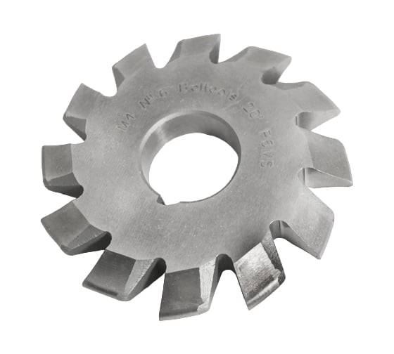 Фреза дисковая зуборезная М4 №6 Р6М5 Z=12 dпос=27 D=90 Beltools ri.182.1246 1