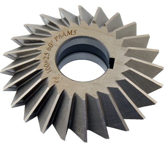 Фреза двухугловая симметричная CNIC 100x25x32мм, 60градусов Р6АМ5 Z=24 54827 1