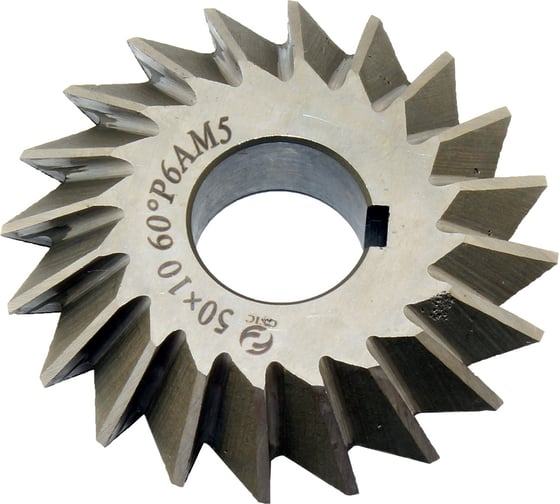 Фреза двухугловая симметричная CNIC 50x10x16мм, 60градусов Р6АМ5 Z=20 54825 1