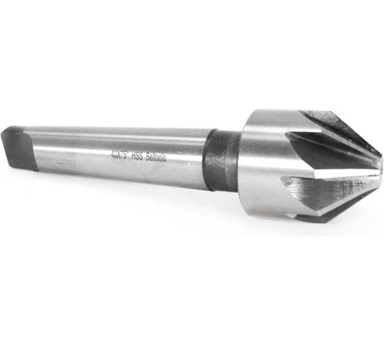 Зенковка Beltools 40 мм 75 градусов, HSS, к/х КМ3, Z=8, dmin=12.5 мм, ГОСТ 14953-80 ri.108.242 1