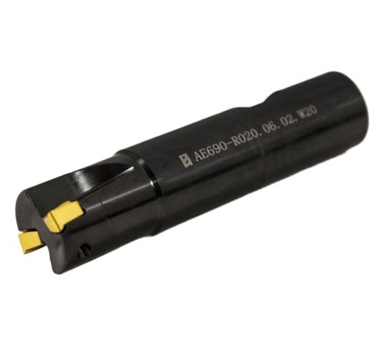 Фреза концевая Русский Инструмент 20 с механическим креплением 4гр пл-н ANKX 0603 Z=2 ц/х Weldon=20 L=90 AE690-R020.06.02.W20 ri.193.306 1