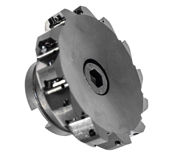 Фреза торцевая Русский Инструмент 100 с механическим креплением 4гр пл-н APKT 11T3.. Z=12 dпос=32мм СОЖ AF390-R100.11.12.A32.C NOX ri.195.278 1