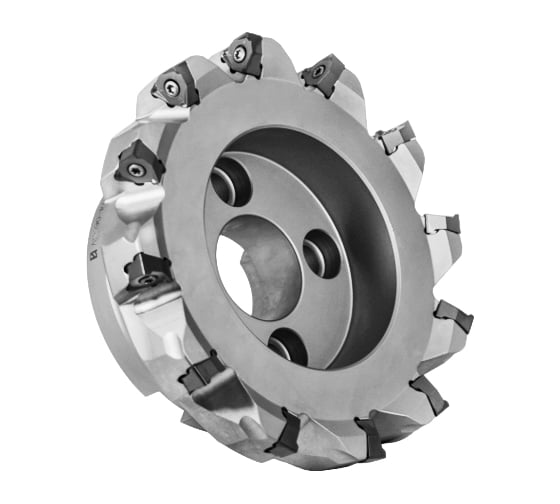 Фреза торцевая Русский Инструмент 160 с механическим креплением 6гр пл-н XNHU 0806 Z=12 dпос=40мм AF690-R160.07.12.C40 ri.195.354 1