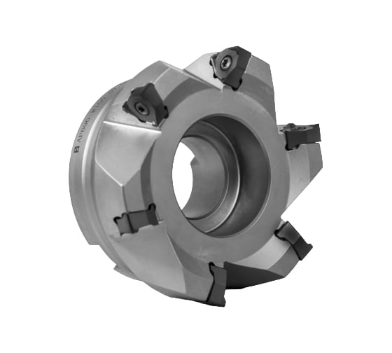 Фреза торцевая Русский Инструмент 100 с механическим креплением 6гр пл-н XNHU 0806 Z=6 dпос=32мм AF690-R100.07.06.B32 ri.195.367 1