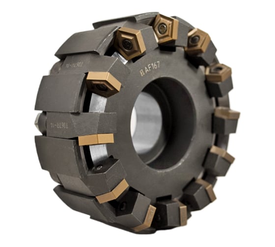 Фреза торцевая Русский Инструмент 125 с механическим креплением 5гр пл-н PN.. 110408 Z=12 dпос=40мм AF167-R125.09.12.B40 (2214-0535) ГОСТ 26595-85 ri.298.10 1