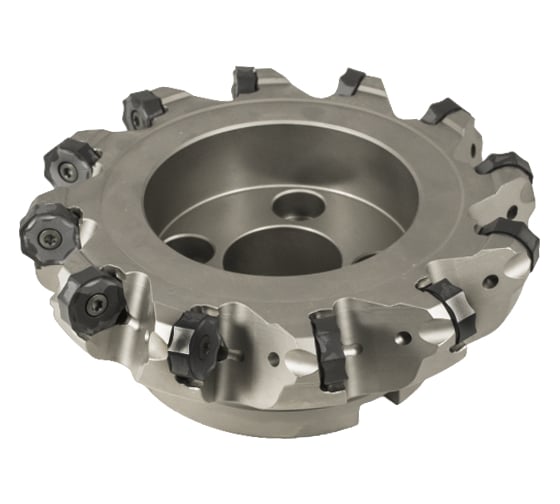 Фреза торцевая Русский Инструмент 160 с механическим креплением 8гр пл-н ONKU 0706 Z=12 dпос=40мм AF143-R160.04.12.C40 ri.479.23 1