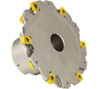 Фреза трехсторонняя 100х6х27 с механическим креплением 4гр пл-н с тан. креплением ZNHX 03 Z=12 (2х6) с фланцем AS490-R100.06.06.A27 Русский Инструмент ri.181.326