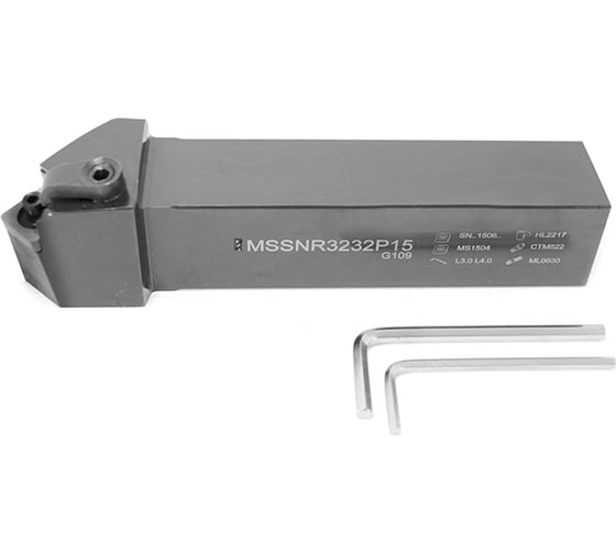 Резец проходной с квадратной пластиной Русский Инструмент 32х32х170 MSSNR 3232 P15 ri.424.32 1