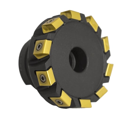 Фреза торцевая Русский Инструмент 80 с механическим креплением тангенциально расположенных 4гр пл-н LNHQ 1206 Z=10 dпос=27мм AF590-R080.12.10.A27 NOX ri.195.315 1