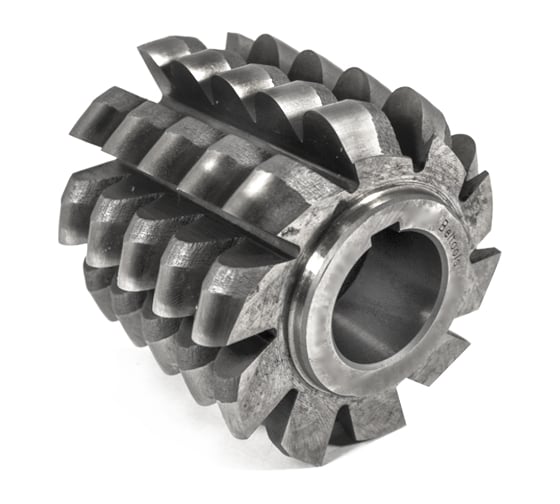 Фреза червячная для зубьев звездочек Beltools t=19,05 dр=11,91 B Р6М5 (2523-0041) 100x100x32 (4гр.05 мин.) 3781 Z=10 исп1 ri.188.93 1