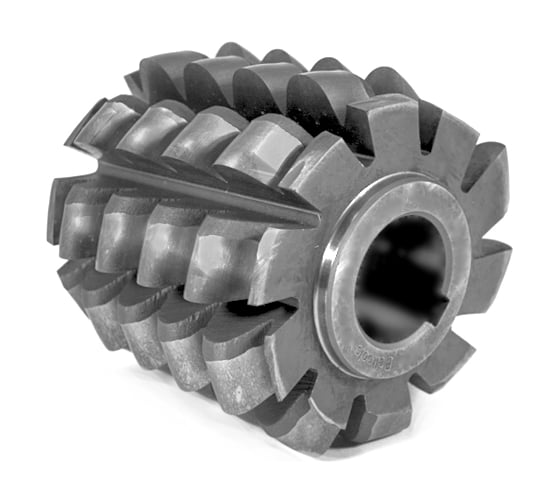 Фреза червячная для зубьев звездочек Beltools t=12,7 dр=7,75 B Р6М5 (2523-0137) 80x71x32 (3гр.20 мин.) 3794 Z=10 исп2 ri.188.88 1