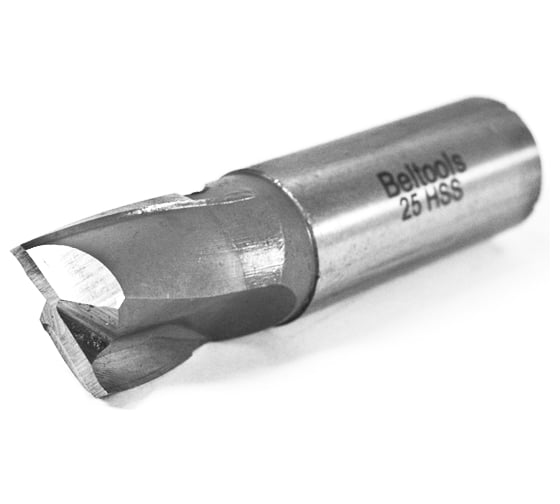 Фреза шпоночная 25х26х102 HSS ц/х dхв=25мм ГОСТ 9140-2015 Beltools ri.204.239 1