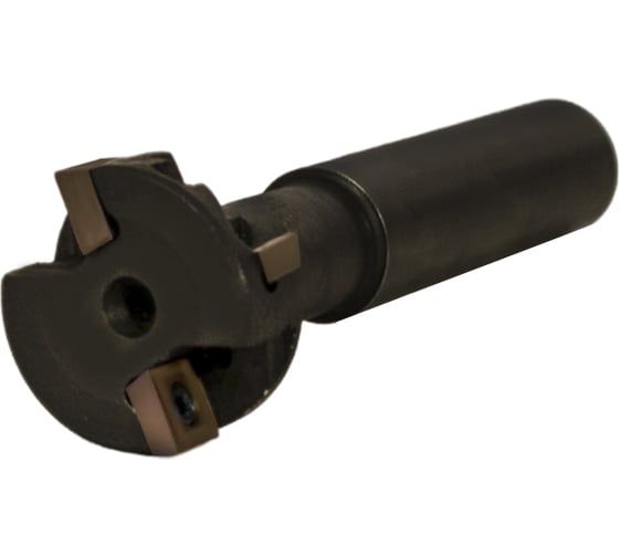 Фреза т-образная Русский Инструмент 21x9 паз 12 с механическим креплением четырехгранных пластин SPGT 060204 Z=4 (2х2) к/х КМ2 AT290-R021.09.02.MT2 NOX ri.295.37 1