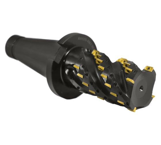 Фреза торцово-цилиндрическая Русский Инструмент 63х100х265 пл. APKT 11T3.. Z=4 к/х конус 7:24 50 исп.1 ri.300.180 1