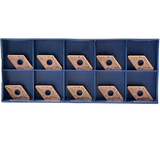 Упаковка 10шт. Пластина Vizer DNMG 150412 TM VP2125B (М) 15120725BV16UP 1