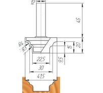 Фреза ФК 0590 МебельДрев 4627198885804