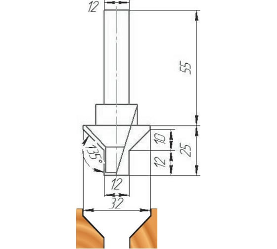 Фреза ФК 0930 МебельДрев 4627198886320