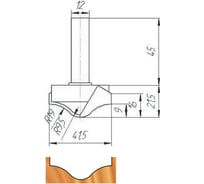 Фреза ФК 0855 МебельДрев 4627198886610