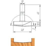 Фреза ФК 1170 МебельДрев 4627198886702