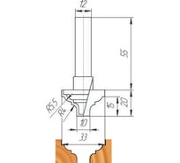 Фреза ФК 0550 МебельДрев 4627198885750