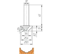 Фреза ФК 0640 МебельДрев 4627198885880