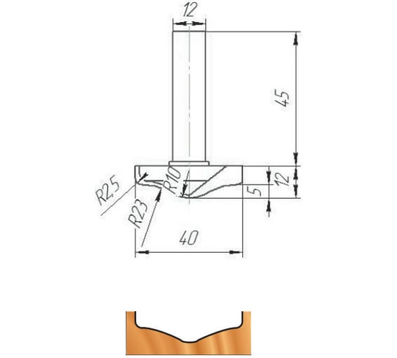 Фреза ФК 0850 МебельДрев 4627198886214 1