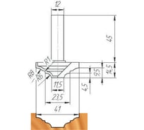Фреза ФК 0710 МебельДрев 4627198885996