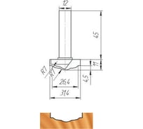 Фреза ФК 0730 МебельДрев 4627198886016