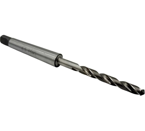 Сверло по металлу с коническим хвостовиком TORNERI 6.5 мм Р6М5 Т025669 1