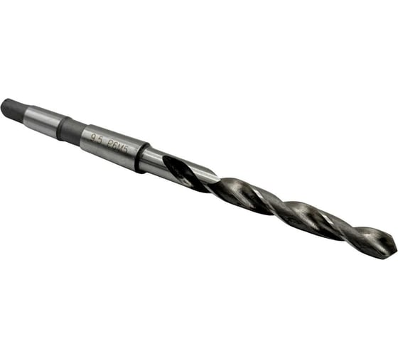 Сверло по металлу с коническим хвостовиком TORNERI 9.5 мм Р6М5 Т025672 1