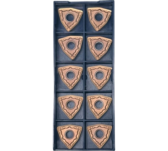 Упаковка 10шт. Пластина Vizer WNMG 080412 TM VP2125B (М) 8120725BV12UP 1