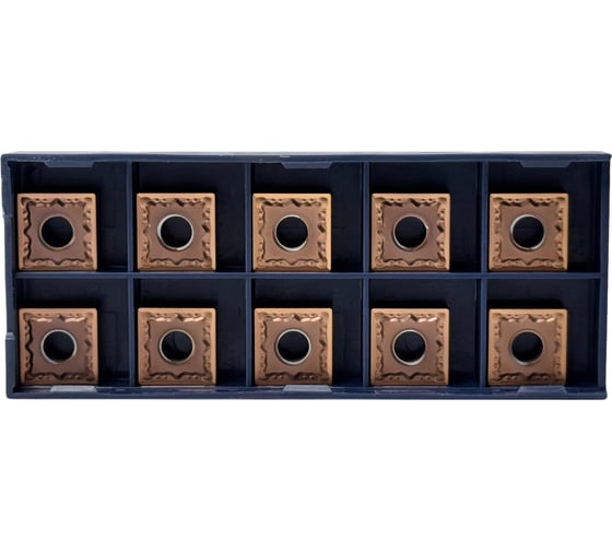 Упаковка 10шт. Пластина Vizer SNMG 120404 TM VP2125B (М) 12040725BV13UP 1