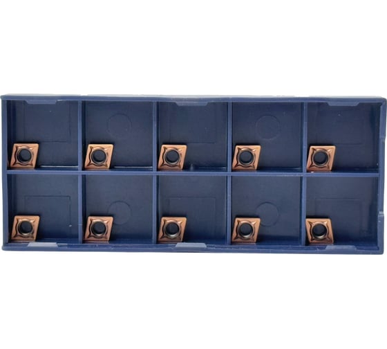 Упаковка 10шт. Пластина Vizer CCMT 060204 VP2125B (М) 6040025BV19UP 1