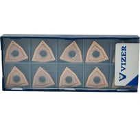 Упаковка 10шт. Пластина Vizer WNMG 080404 TM VP2125B (М) 8040725BV12UP