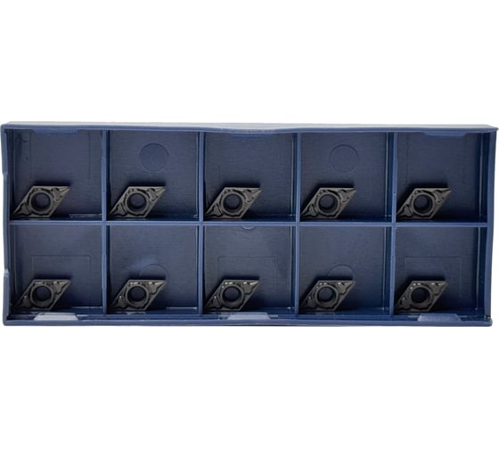 Упаковка 10шт. Пластина Vizer DCMT 070204 PF VC5225 (Р) 7040625V25UP 1