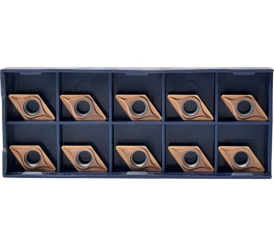 Упаковка 10шт. Пластина Vizer DCMT 11T304 VP2125B (М) 11040025BV19UP 1