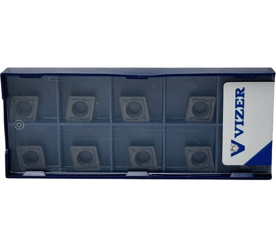 Упаковка 10шт. Пластина Vizer CCMT 09T308 VC5225 (Р) 9080025V17UP 1