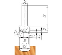 Фреза ФК 0750 МебельДрев 4627198886030
