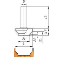 Фреза ФК 0995 МебельДрев 4627198886436