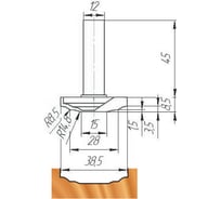 Фреза ФК 0740 МебельДрев 4627198886023