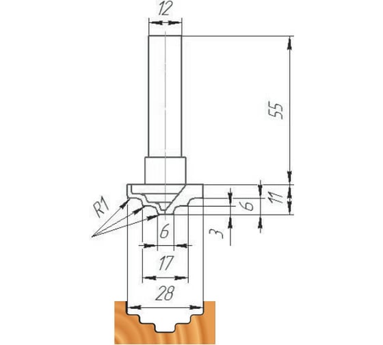 Фреза ФК 0560 МебельДрев 4627198885774