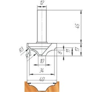 Фреза ФК 0284 МебельДрев 4627198886498
