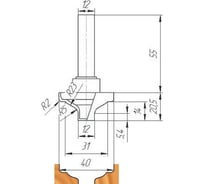 Фреза ФК 0890 МебельДрев 4627198886269