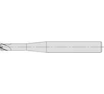 Фреза концевая твердосплавная по металлу для высоких подач CNCINS HF1.Z4.04.28.75.R05.TiAlSiXN