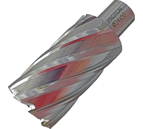 Сверло корончатое (34х50 мм; HSS; Weldon 19) PROTON Т0000025380 1