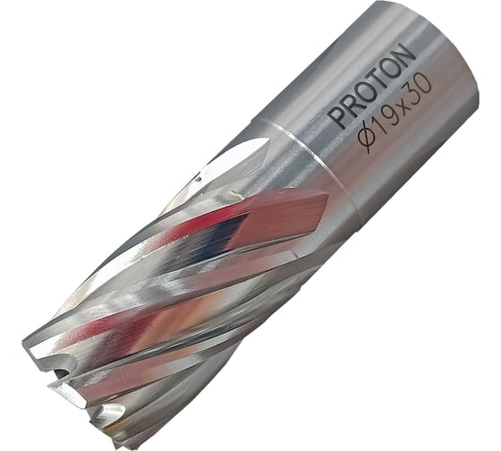 Сверло корончатое (19х30 мм; HSS; Weldon 19) PROTON Т0000022841 1