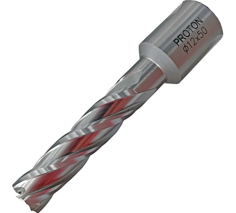 Сверло корончатое (12х50 мм; HSS; Weldon 19) PROTON Т0000023466
